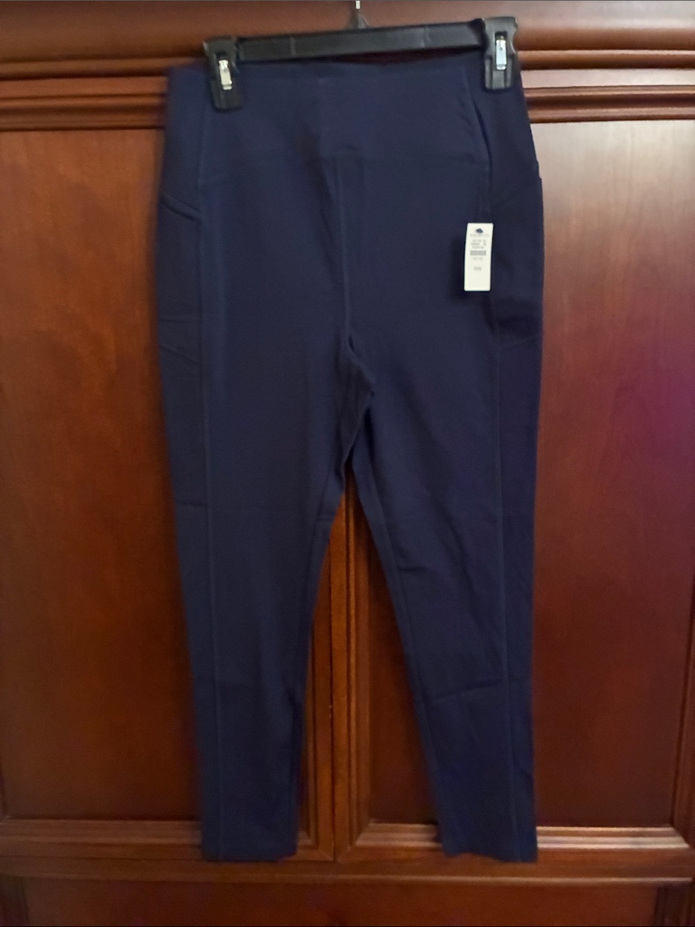 Talbots Navy Ponte Skinny Leggings